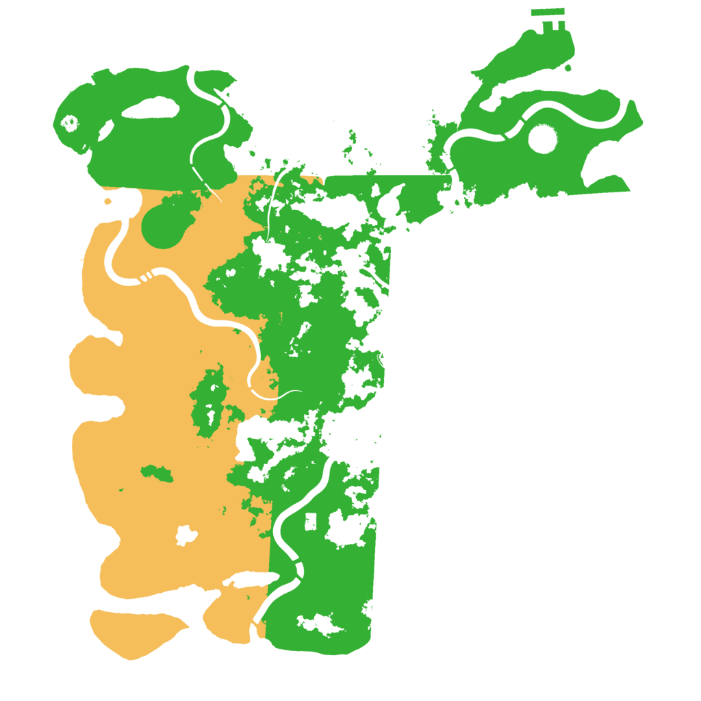 Biome Rust Map: Procedural Map, Size: 4250, Seed: 803584541