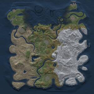 Thumbnail Rust Map: Procedural Map, Size: 4250, Seed: 803584541, 16 Monuments