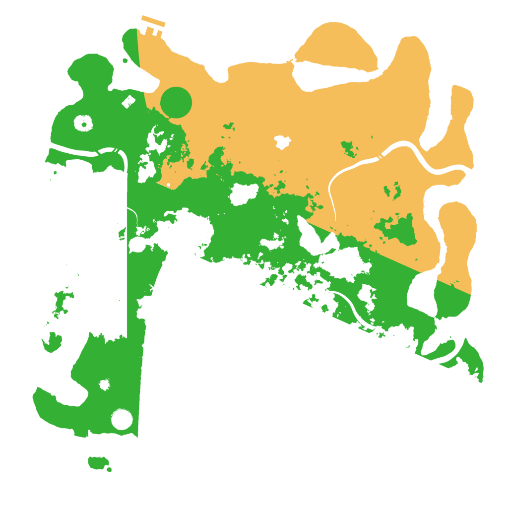 Biome Rust Map: Procedural Map, Size: 4250, Seed: 558319737