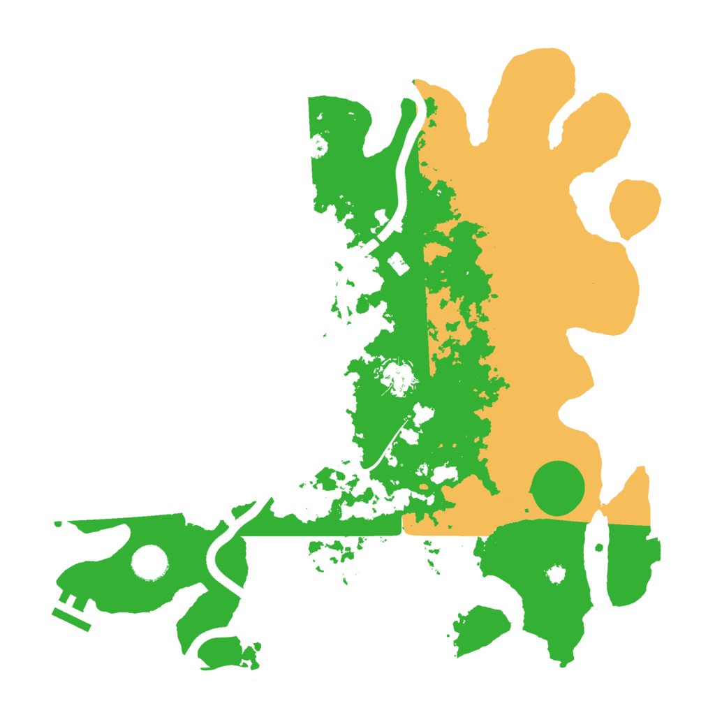 Biome Rust Map: Procedural Map, Size: 3550, Seed: 382837