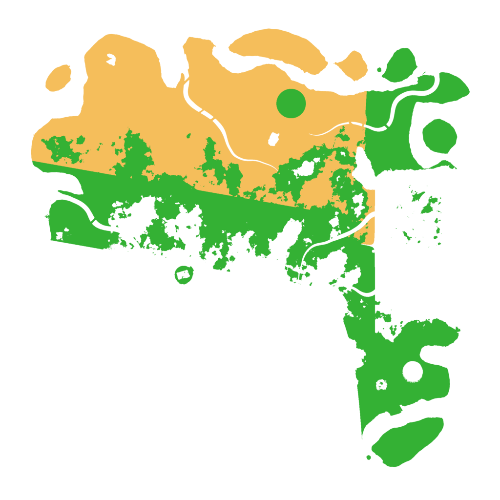 Biome Rust Map: Procedural Map, Size: 4500, Seed: 880474681