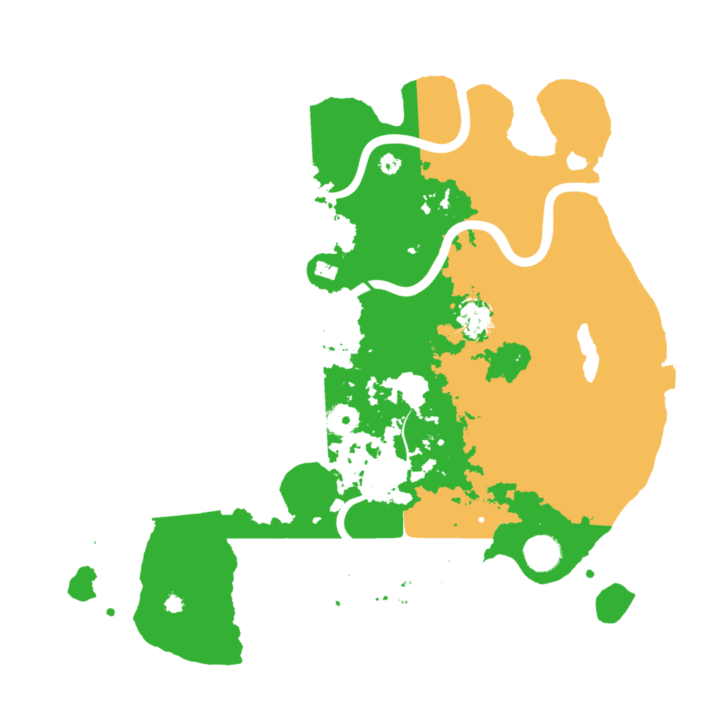 Biome Rust Map: Procedural Map, Size: 3500, Seed: 1687181431