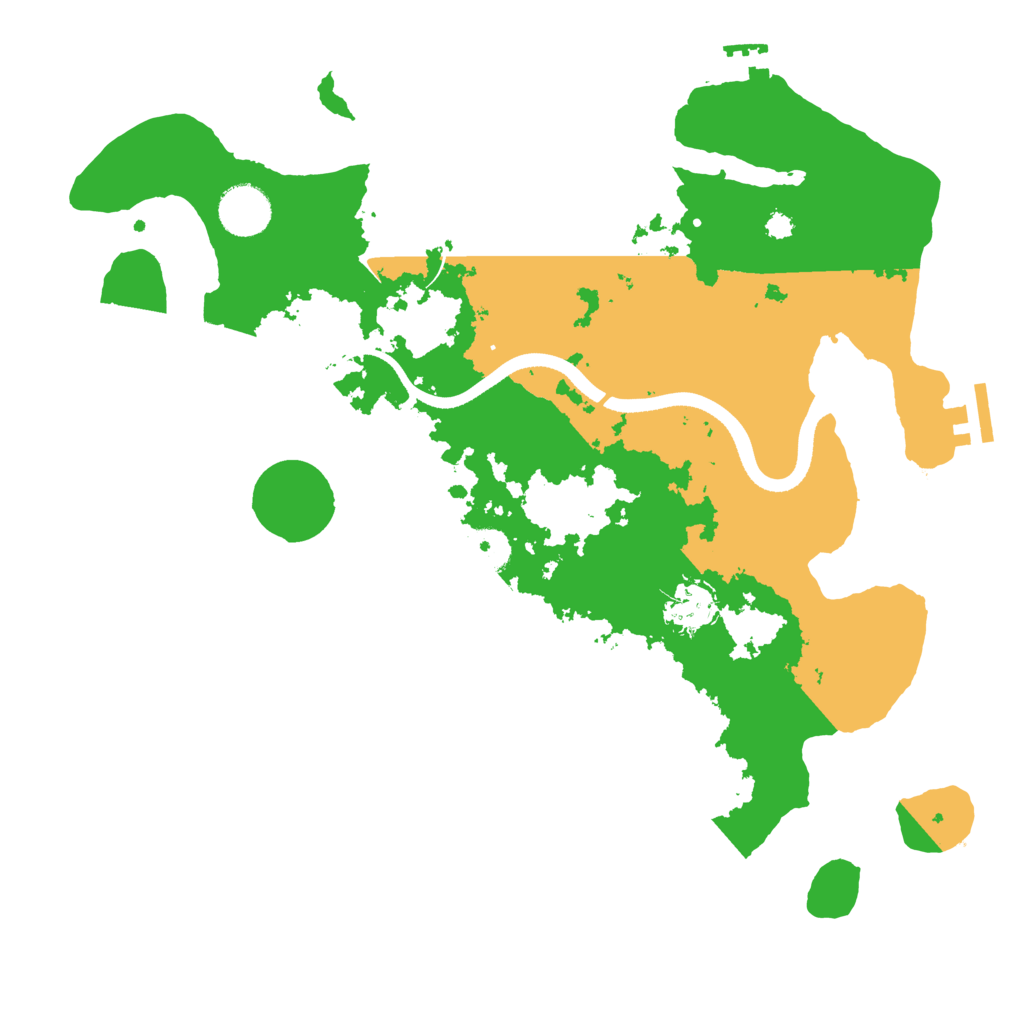 Biome Rust Map: Procedural Map, Size: 3500, Seed: 1413268168