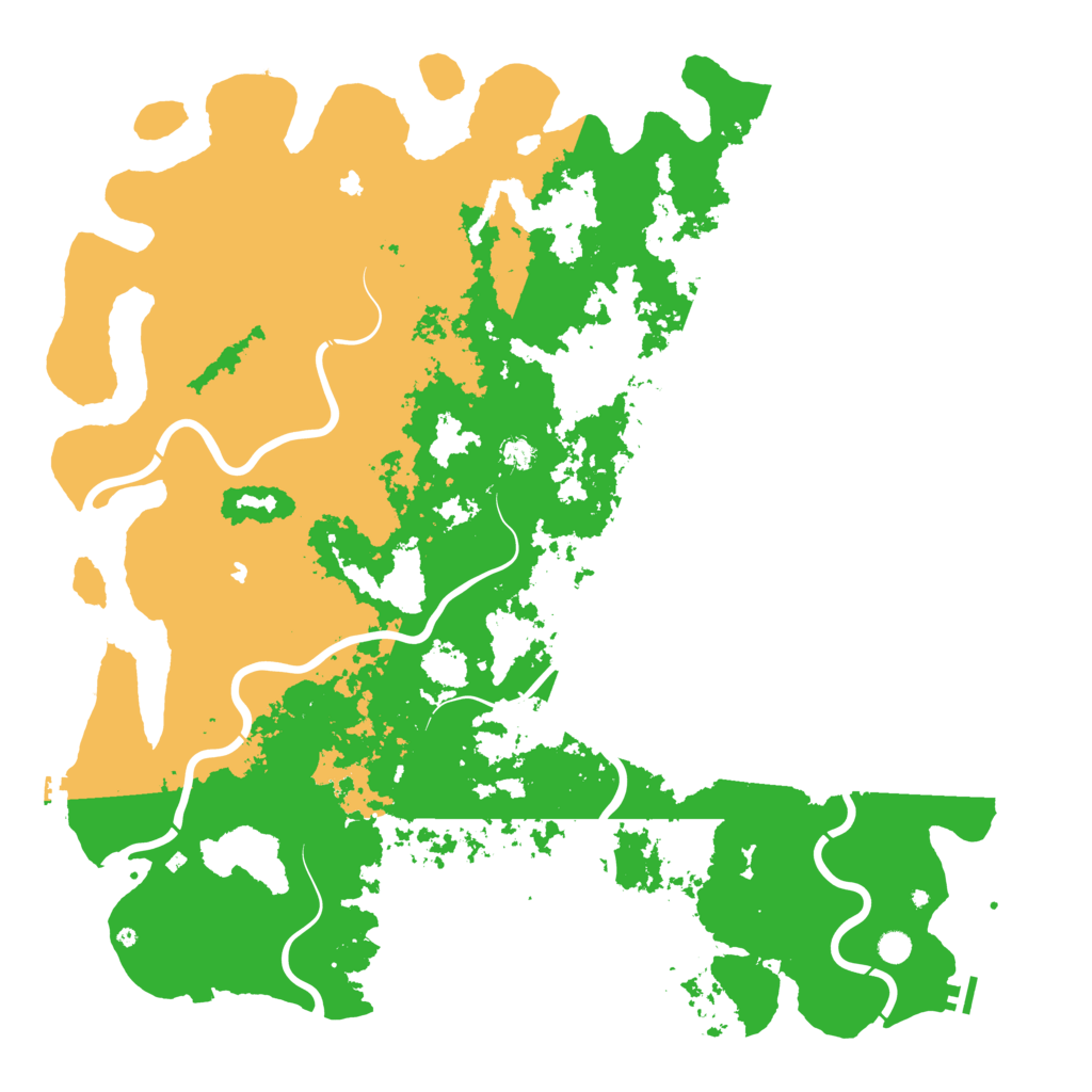 Biome Rust Map: Procedural Map, Size: 5800, Seed: 6555121