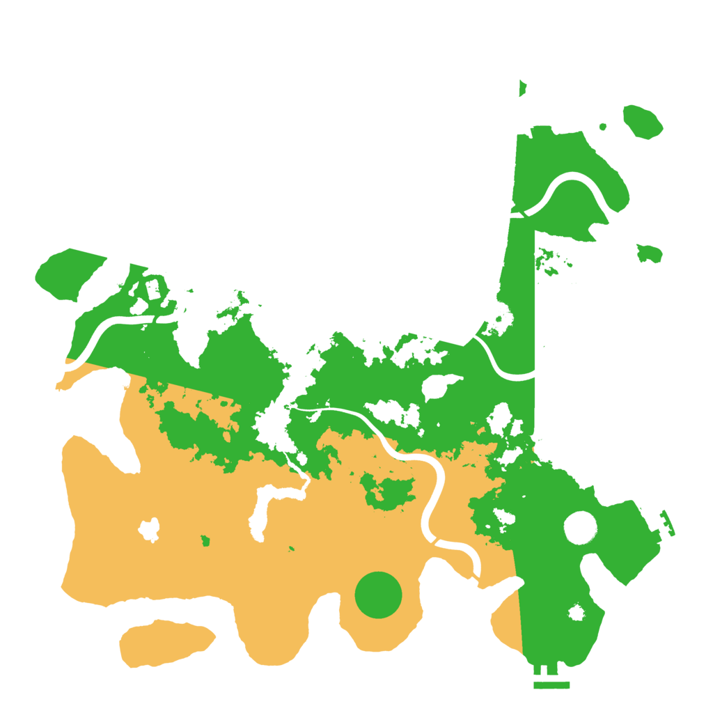 Biome Rust Map: Procedural Map, Size: 4000, Seed: 876222