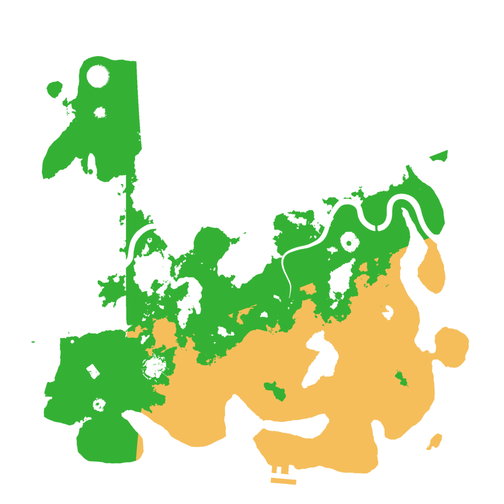 Biome Rust Map: Procedural Map, Size: 4000, Seed: 5008