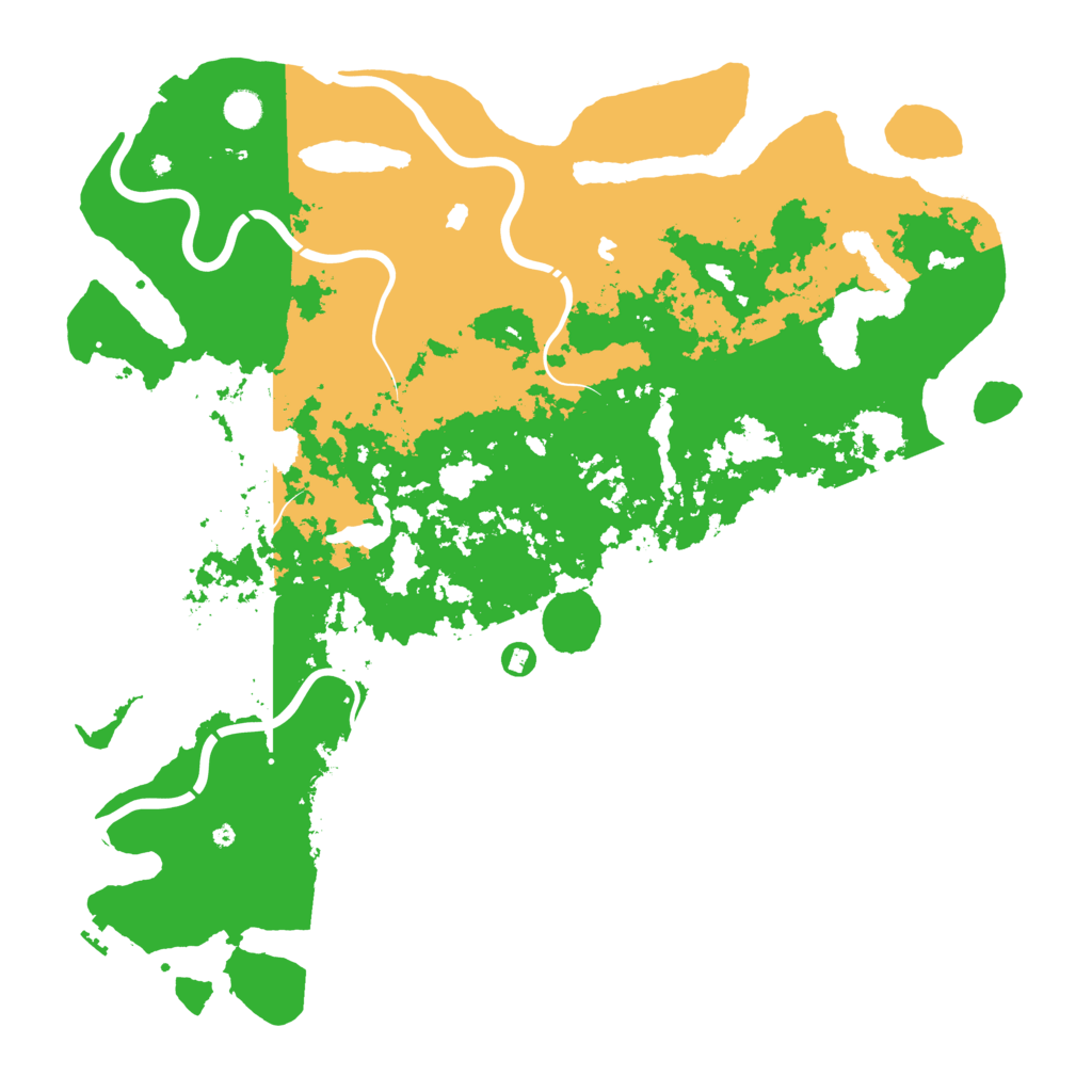 Biome Rust Map: Procedural Map, Size: 5000, Seed: 78473