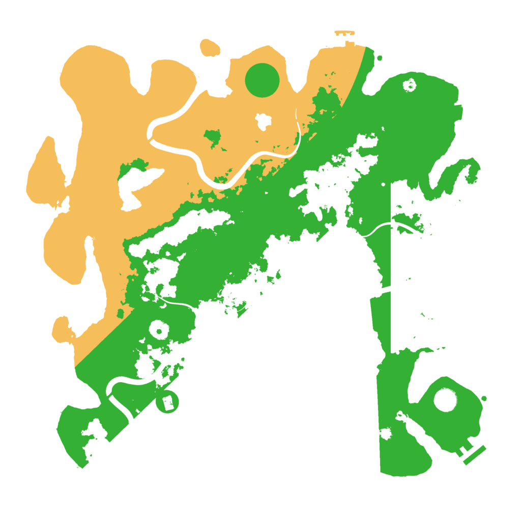 Biome Rust Map: Procedural Map, Size: 4000, Seed: 174190460