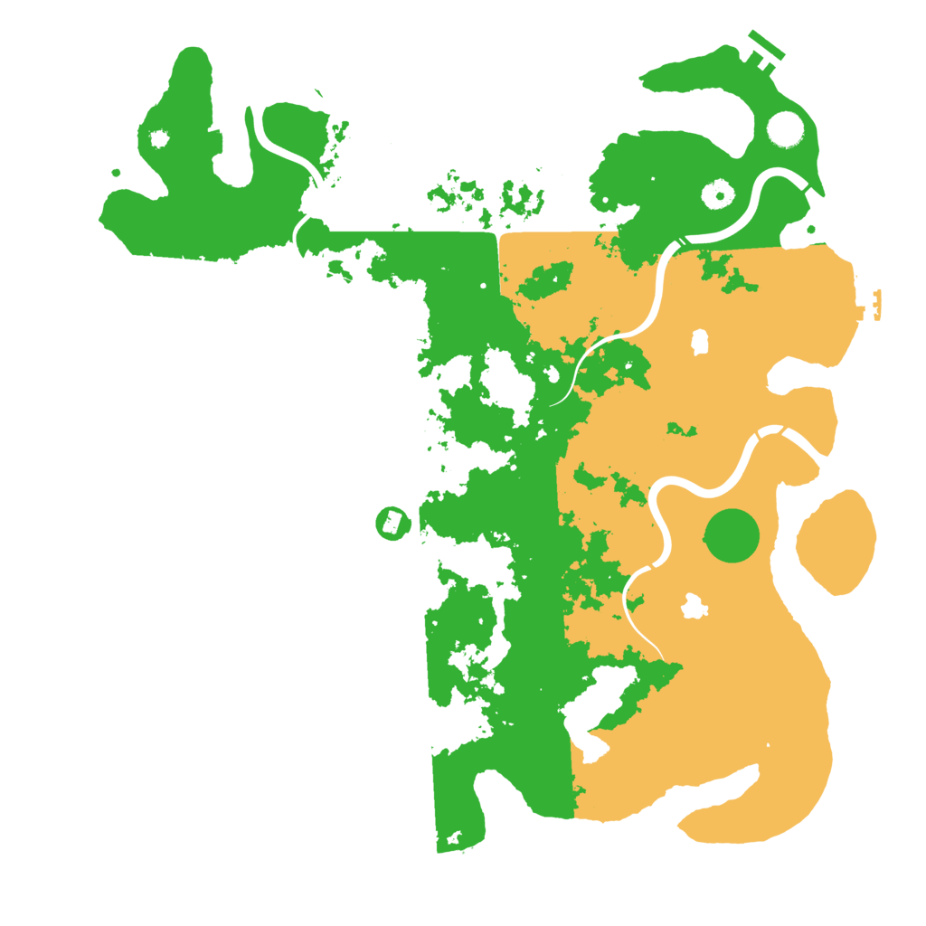 Biome Rust Map: Procedural Map, Size: 4500, Seed: 985094846
