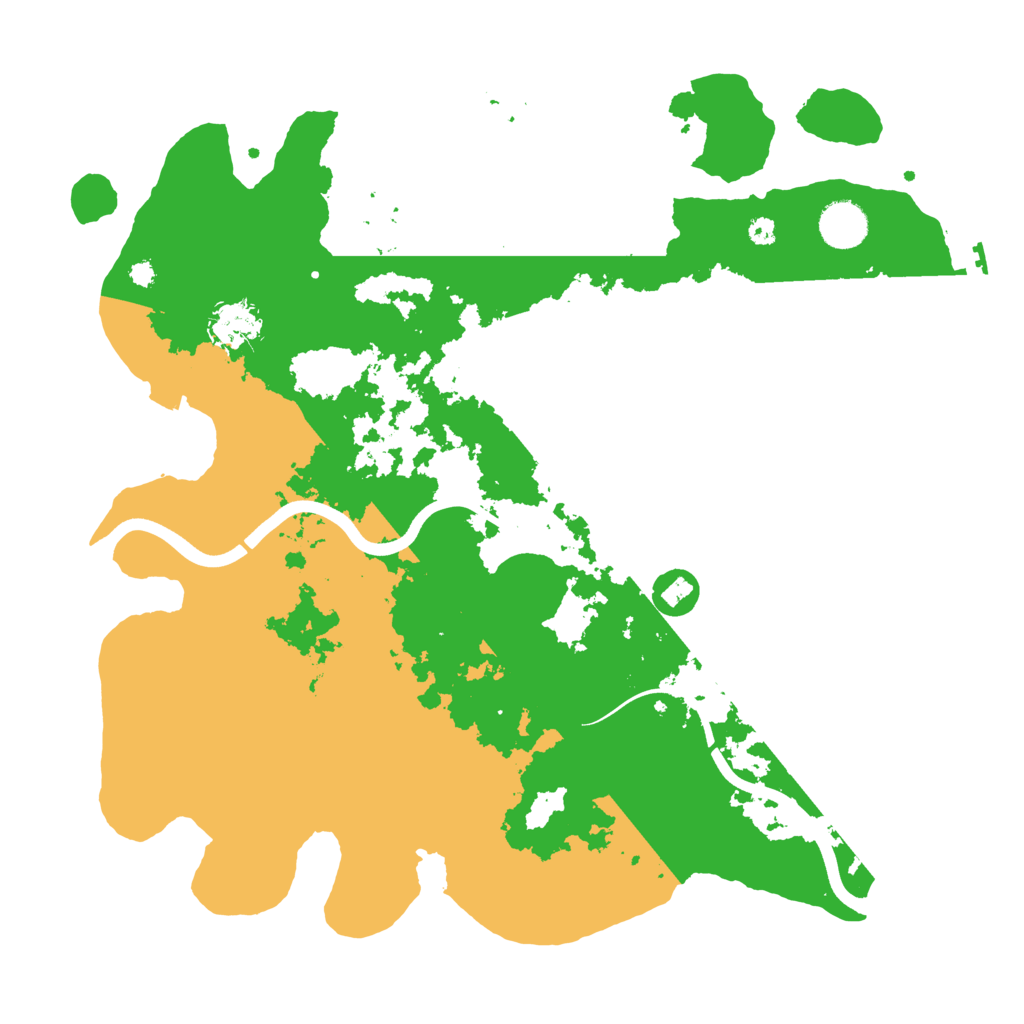 Biome Rust Map: Procedural Map, Size: 3750, Seed: 40