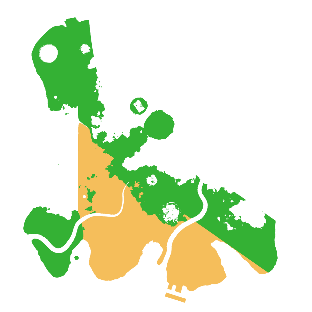 Biome Rust Map: Procedural Map, Size: 3000, Seed: 719022873