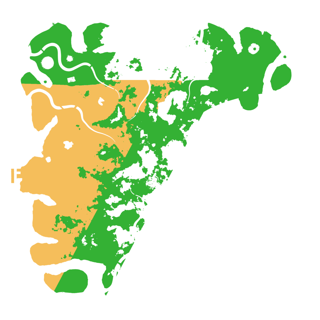 Biome Rust Map: Procedural Map, Size: 4500, Seed: 1361765372