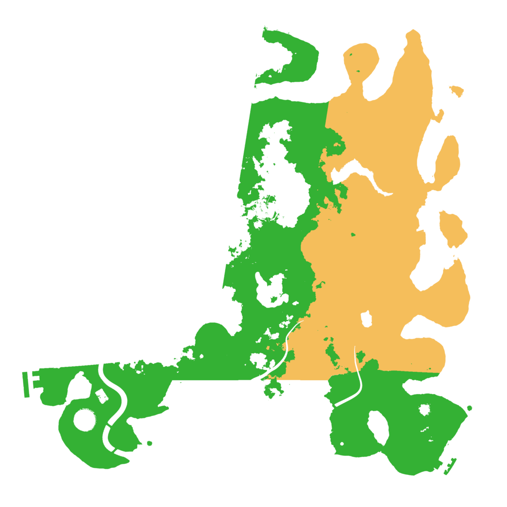Biome Rust Map: Procedural Map, Size: 4000, Seed: 286308872