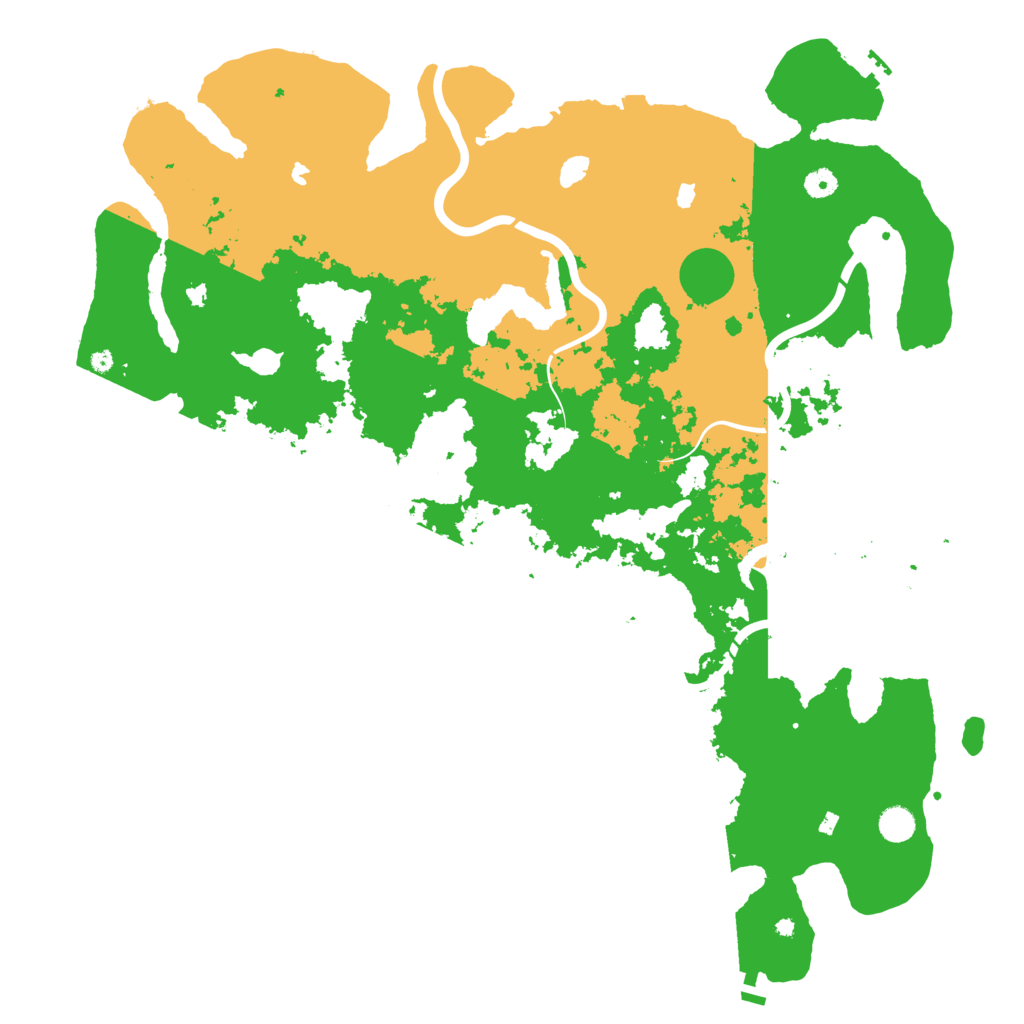 Biome Rust Map: Procedural Map, Size: 5000, Seed: 805861044