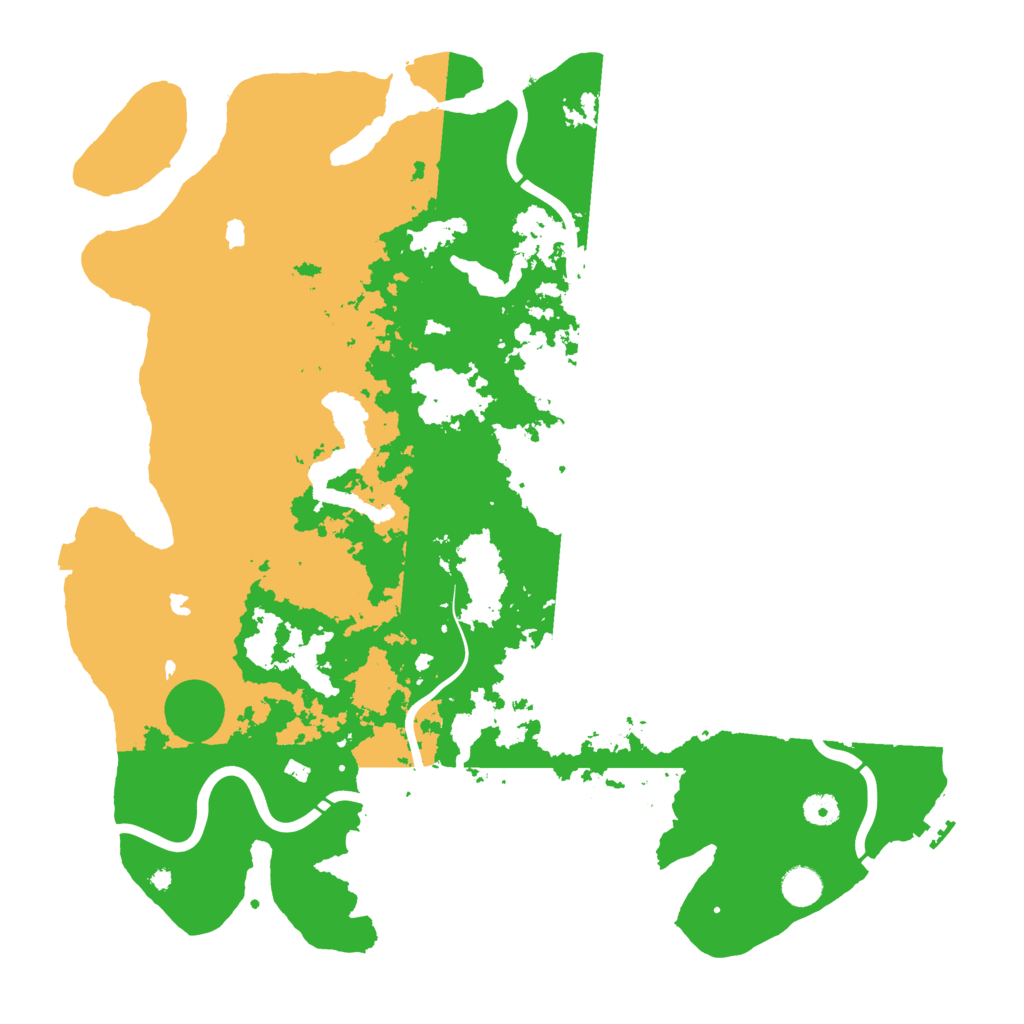 Biome Rust Map: Procedural Map, Size: 4500, Seed: 590520148