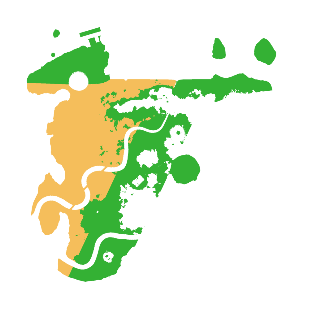 Biome Rust Map: Procedural Map, Size: 3000, Seed: 595422472