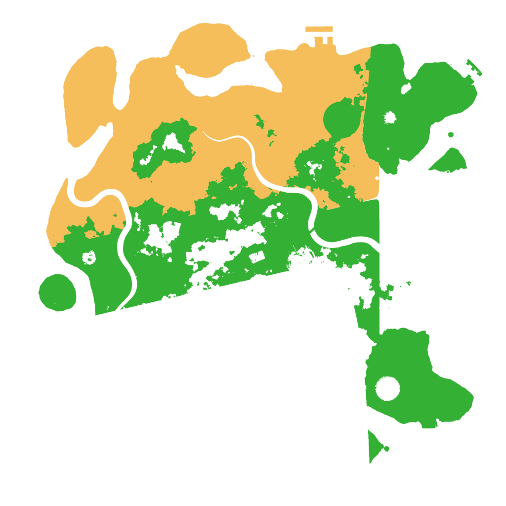 Biome Rust Map: Procedural Map, Size: 3750, Seed: 1801181305