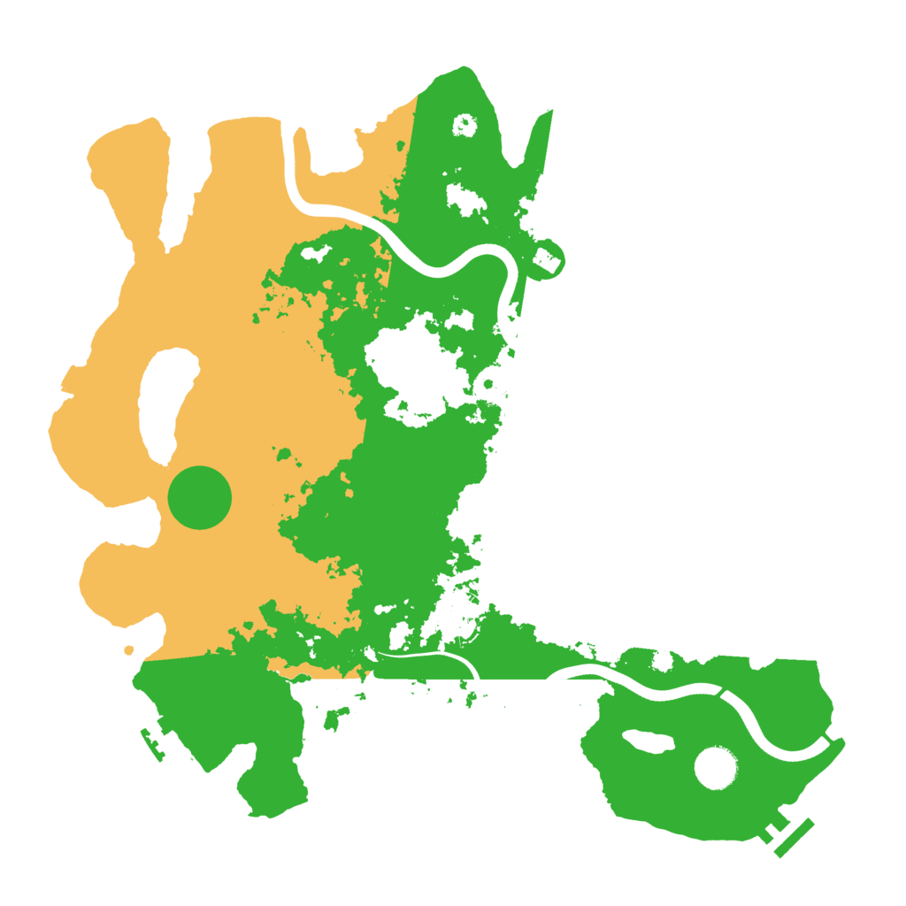 Biome Rust Map: Procedural Map, Size: 3750, Seed: 769099267