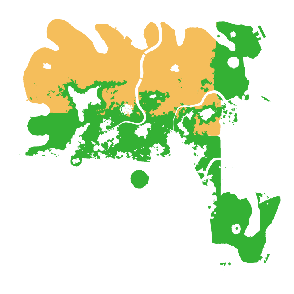 Biome Rust Map: Procedural Map, Size: 4500, Seed: 2011594346