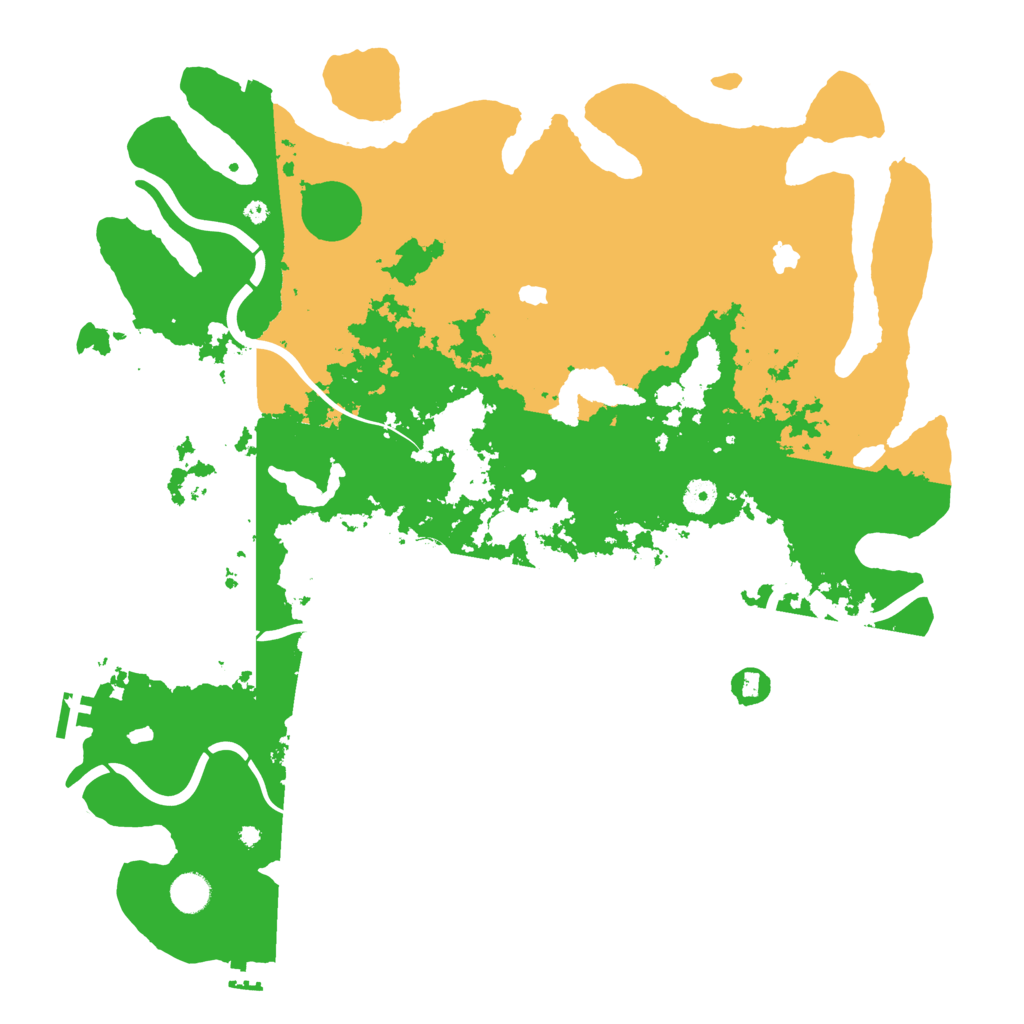 Biome Rust Map: Procedural Map, Size: 4500, Seed: 496679633