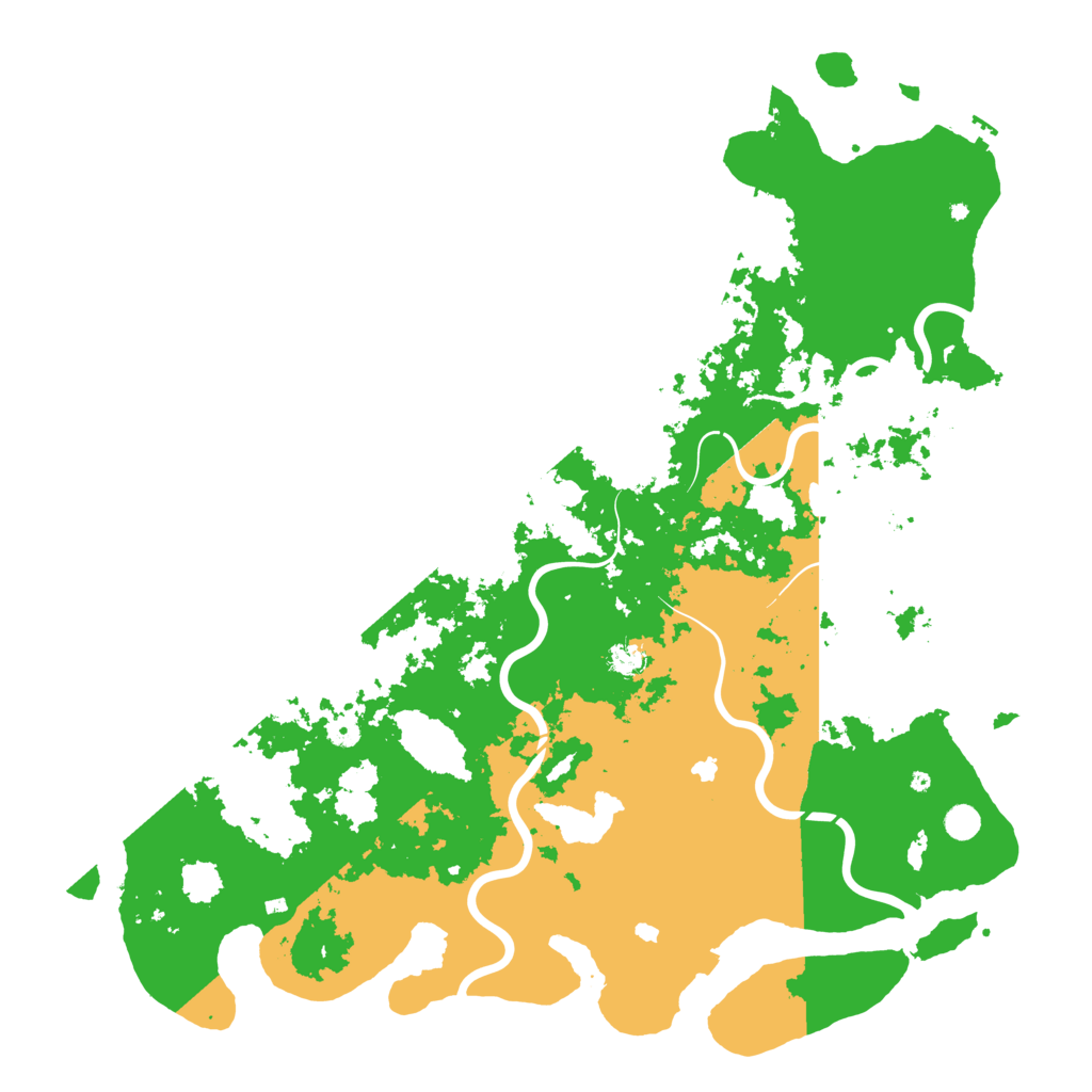 Biome Rust Map: Procedural Map, Size: 5500, Seed: 19901405