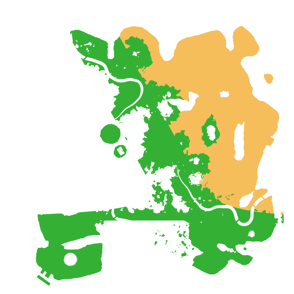 Biome Rust Map: Procedural Map, Size: 4000, Seed: 1344405384