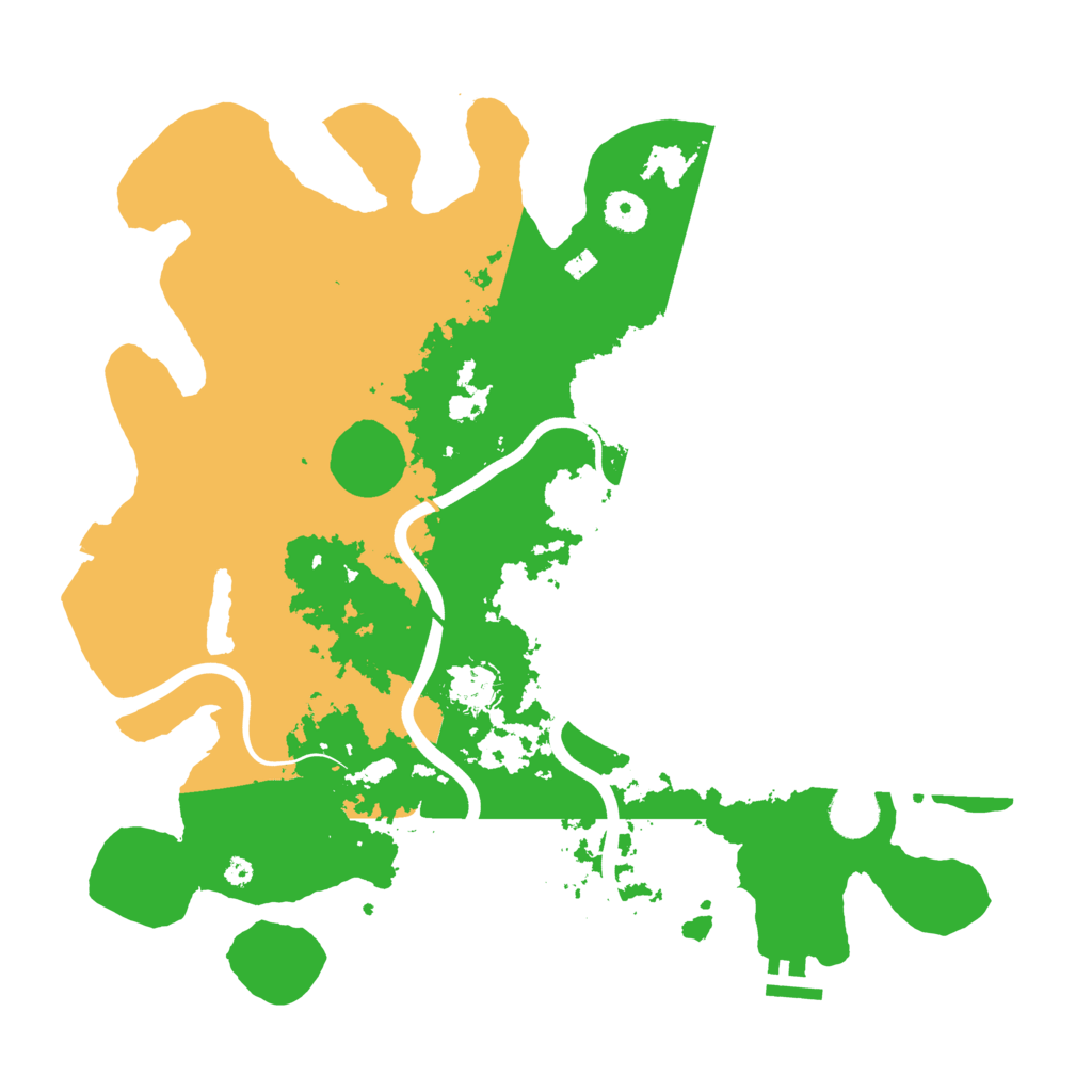 Biome Rust Map: Procedural Map, Size: 3900, Seed: 365131013