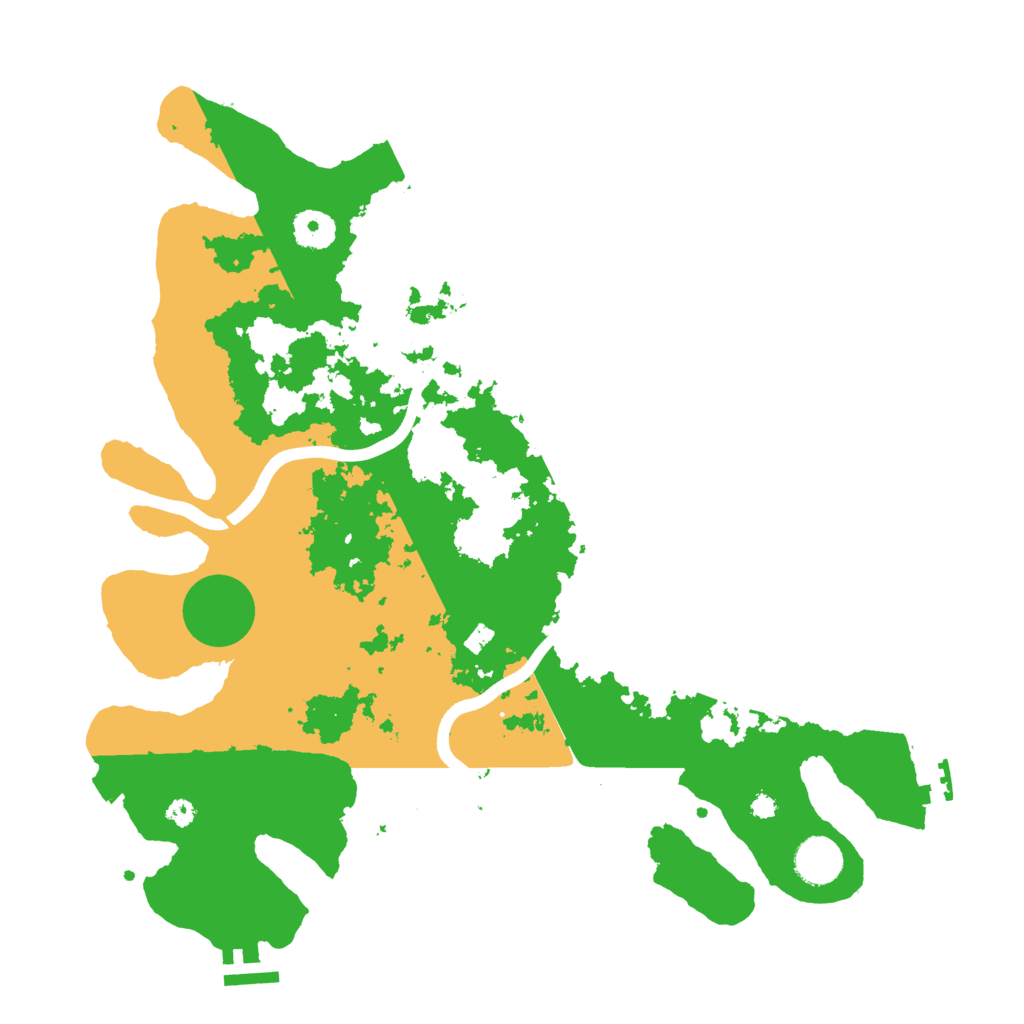 Biome Rust Map: Procedural Map, Size: 3750, Seed: 48151623