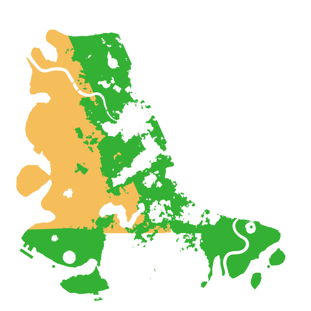 Biome Rust Map: Procedural Map, Size: 4250, Seed: 1156709124