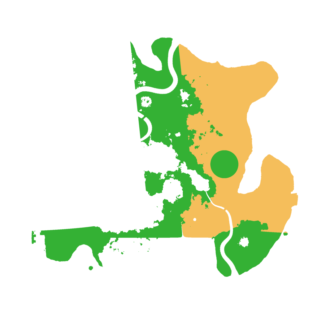 Biome Rust Map: Procedural Map, Size: 3000, Seed: 1421747433