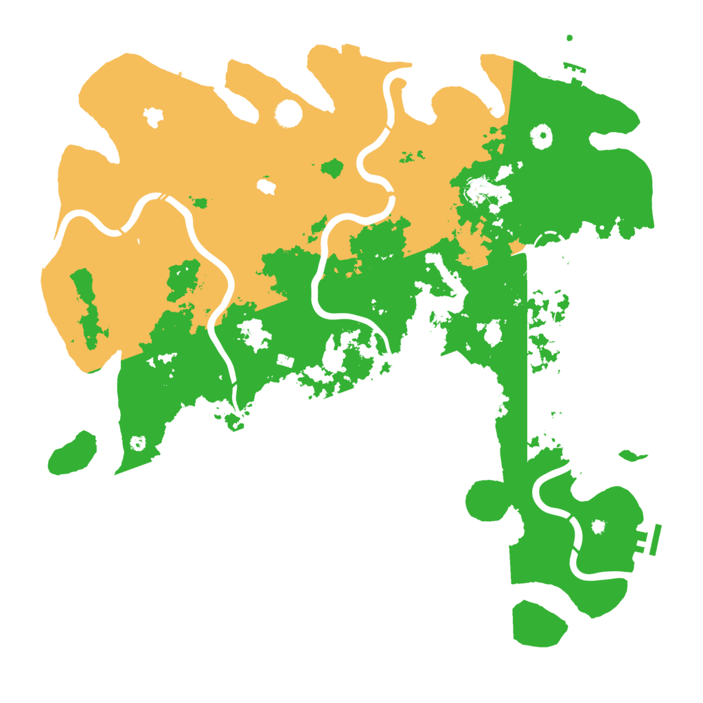 Biome Rust Map: Procedural Map, Size: 4500, Seed: 44124867