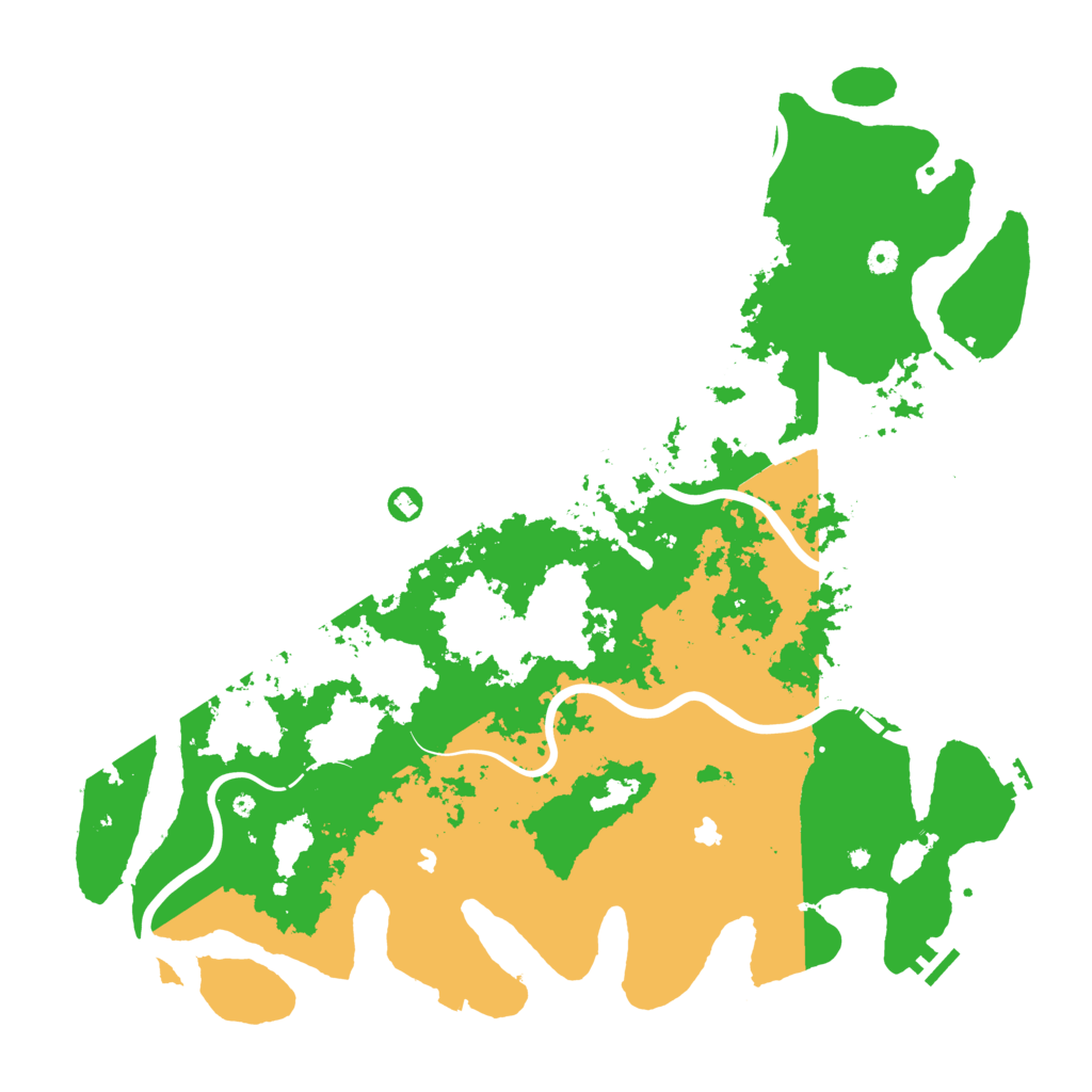Biome Rust Map: Procedural Map, Size: 5000, Seed: 251377247