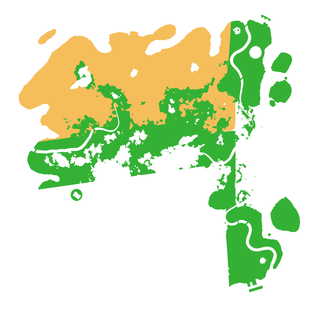 Biome Rust Map: Procedural Map, Size: 4500, Seed: 818567289