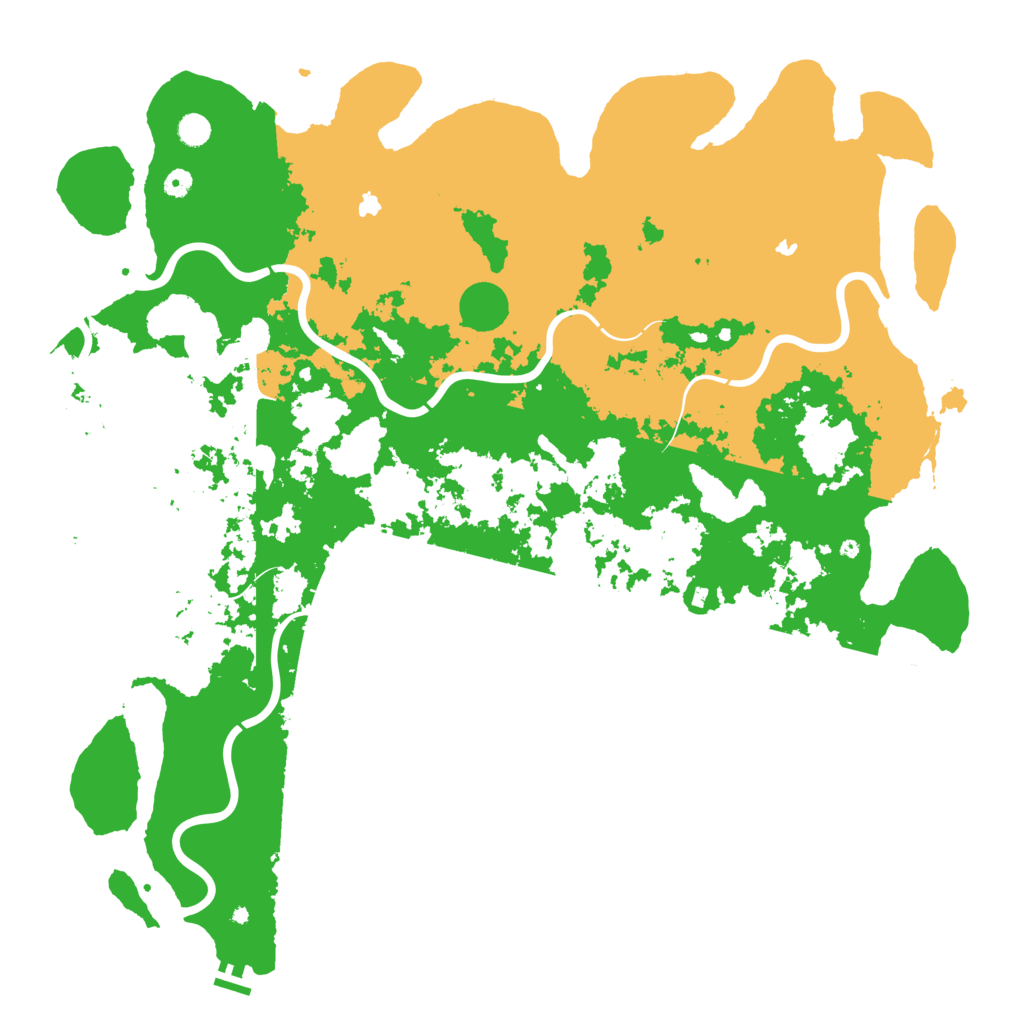 Biome Rust Map: Procedural Map, Size: 5500, Seed: 1778611477