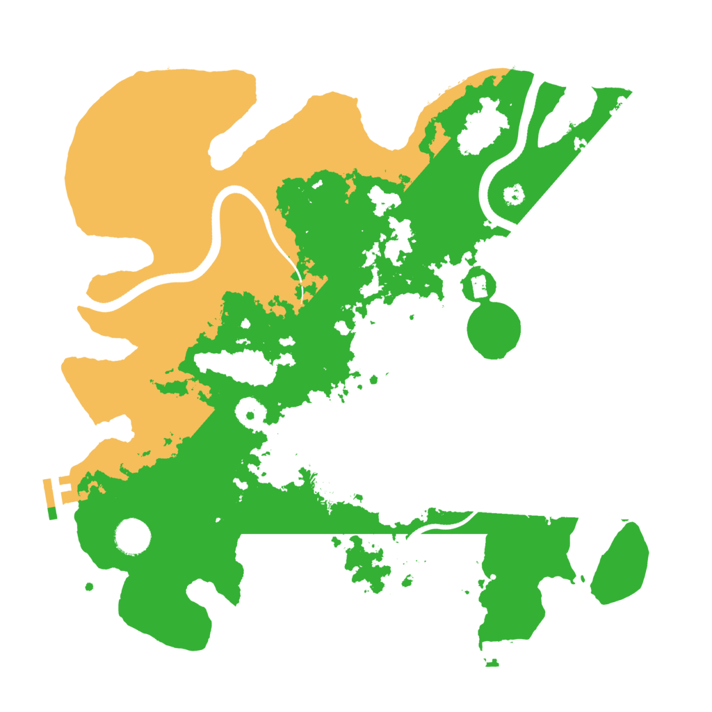 Biome Rust Map: Procedural Map, Size: 3500, Seed: 1917829677