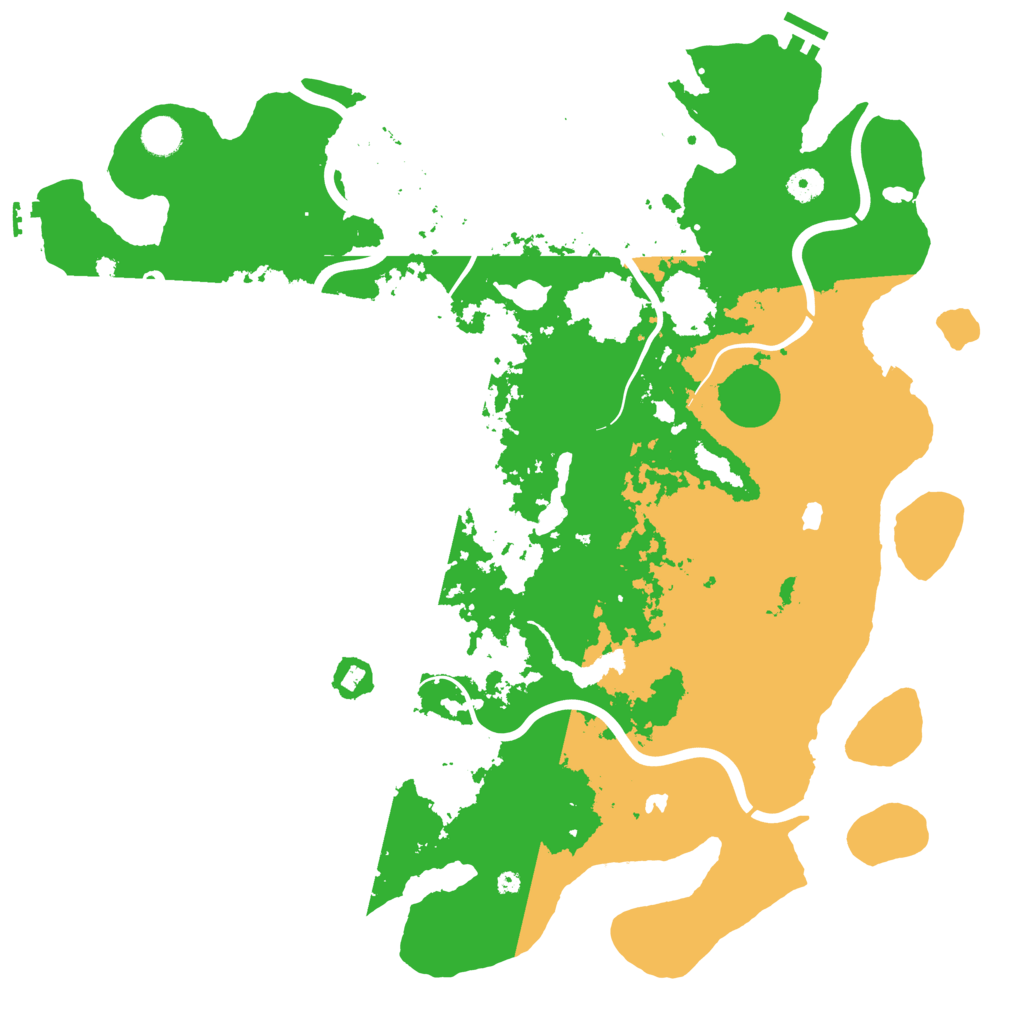 Biome Rust Map: Procedural Map, Size: 4500, Seed: 131939891