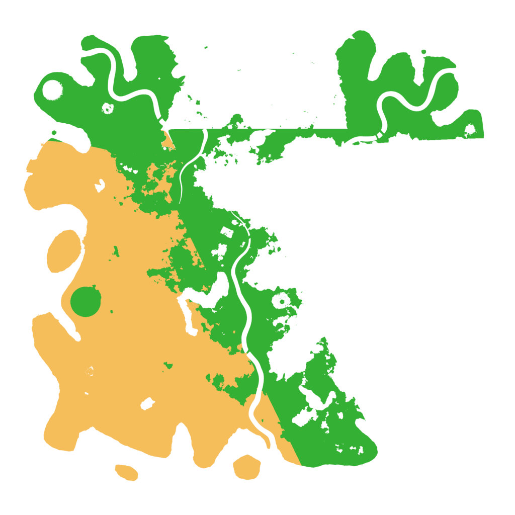 Biome Rust Map: Procedural Map, Size: 4500, Seed: 3534
