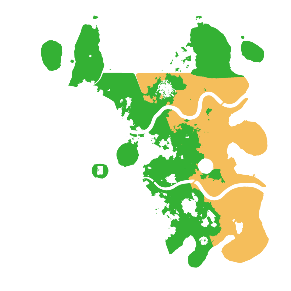 Biome Rust Map: Procedural Map, Size: 3500, Seed: 1450779103