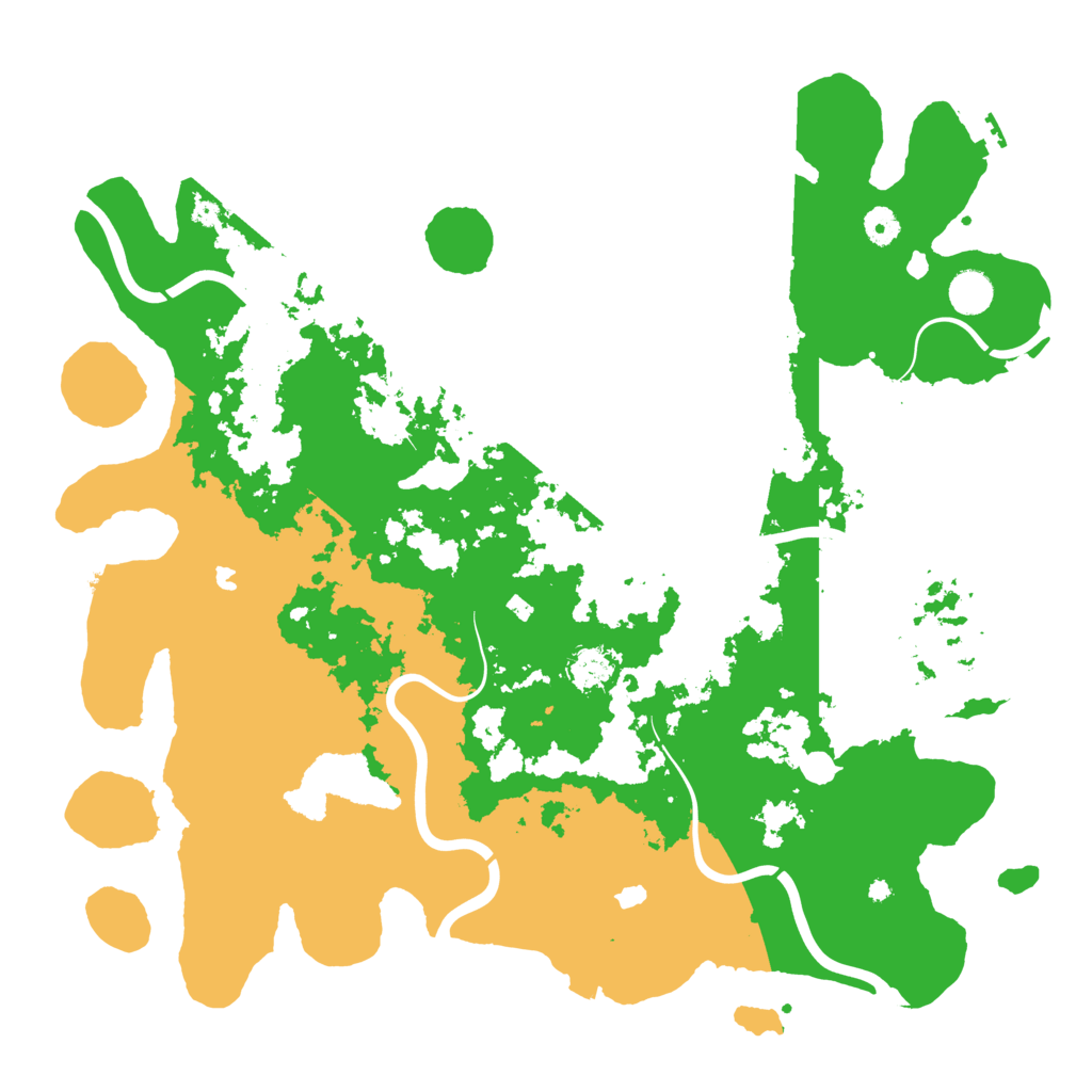 Biome Rust Map: Procedural Map, Size: 4500, Seed: 965071990