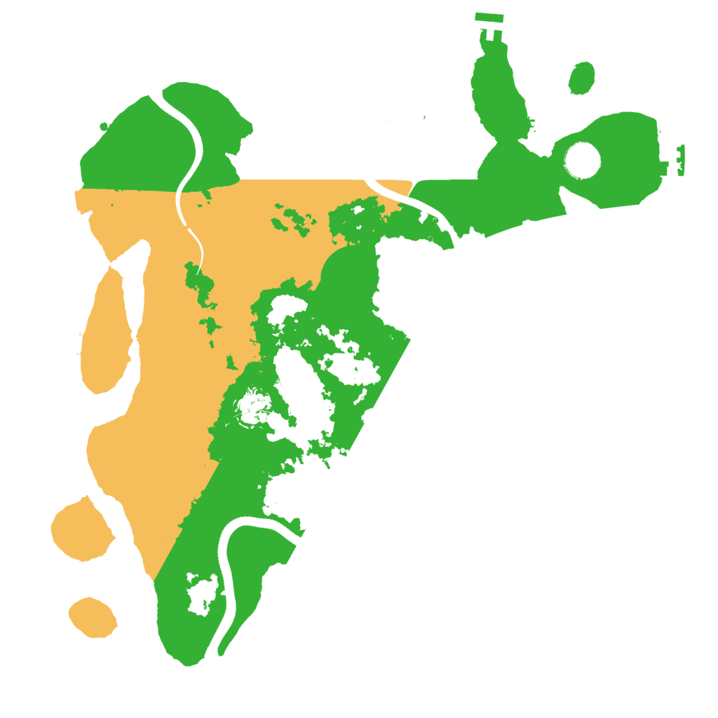 Biome Rust Map: Procedural Map, Size: 3500, Seed: 675540826