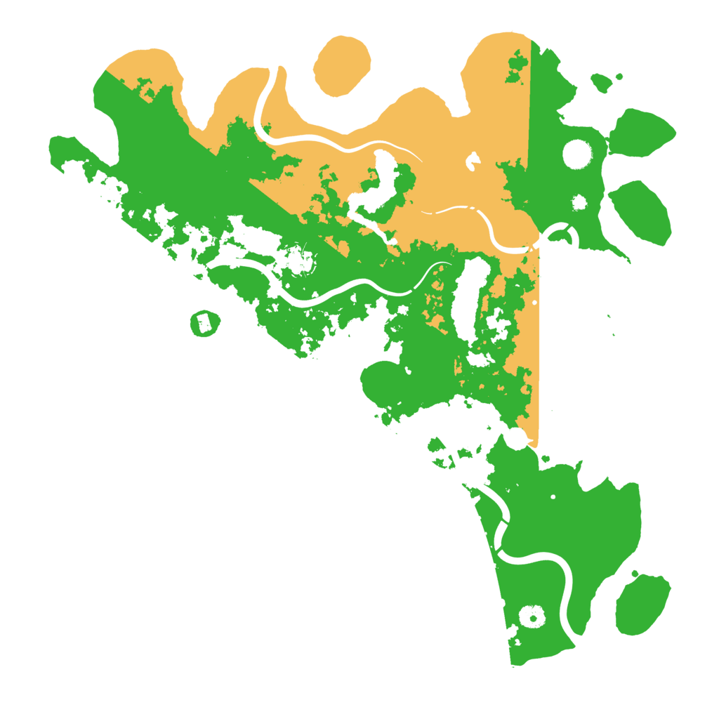 Biome Rust Map: Procedural Map, Size: 4300, Seed: 1084