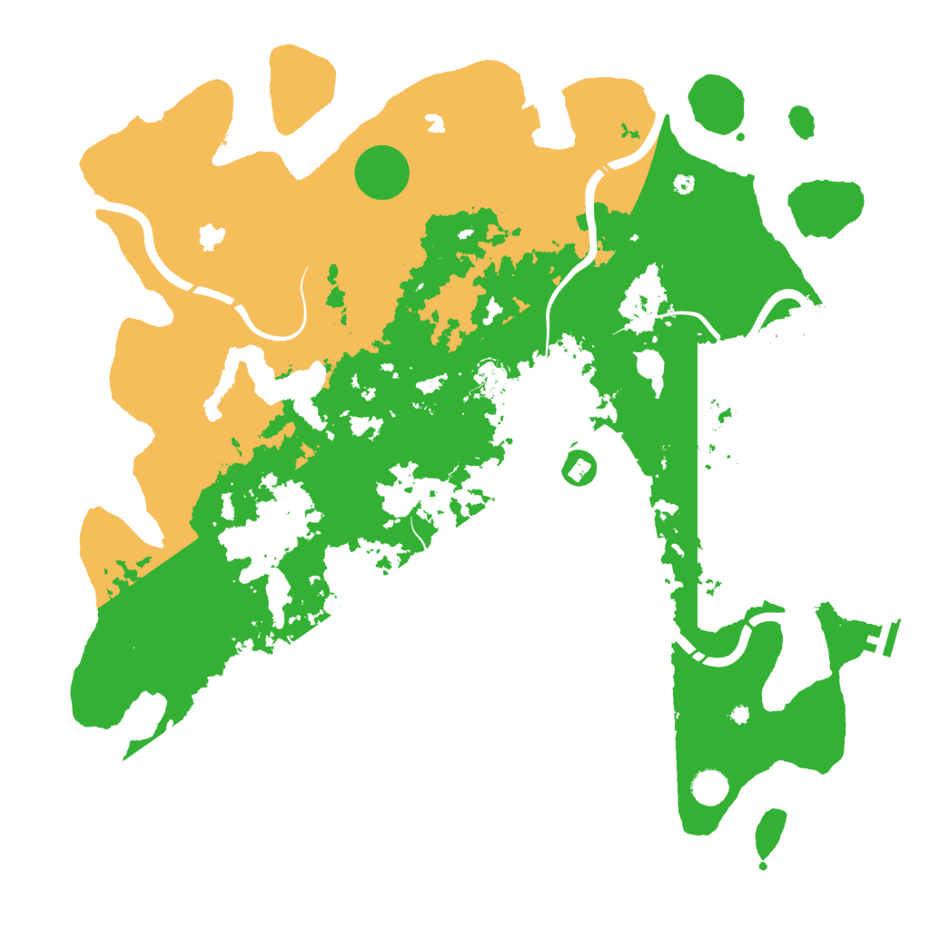 Biome Rust Map: Procedural Map, Size: 4500, Seed: 799155351