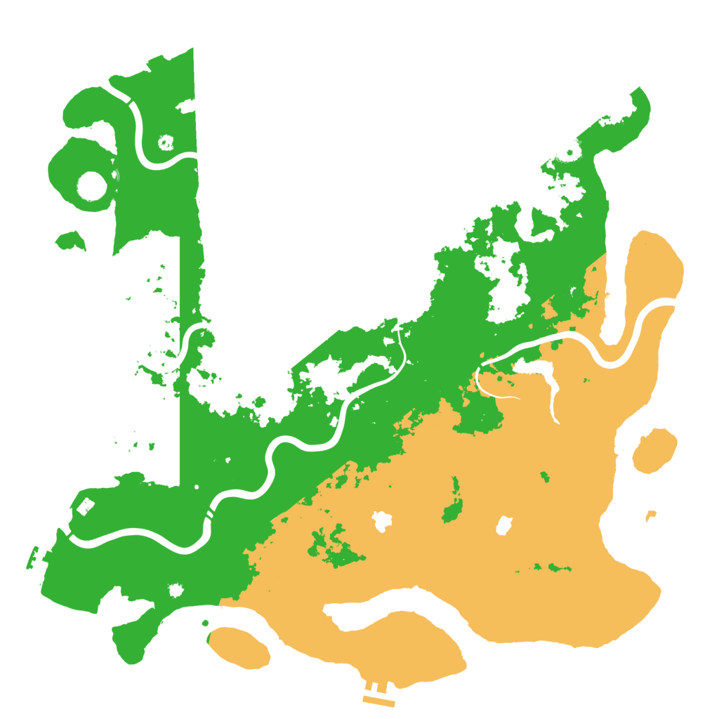 Biome Rust Map: Procedural Map, Size: 4500, Seed: 619794136