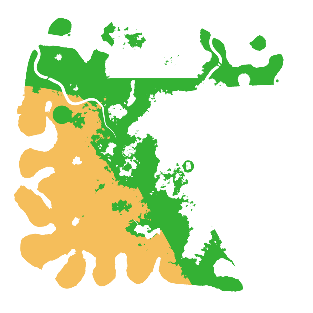 Biome Rust Map: Procedural Map, Size: 4500, Seed: 728761431