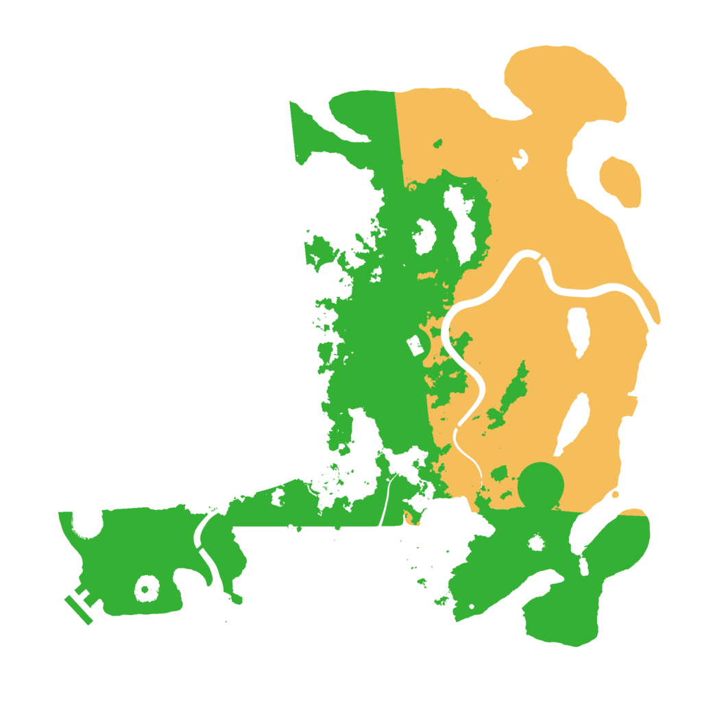 Biome Rust Map: Procedural Map, Size: 4000, Seed: 174228316