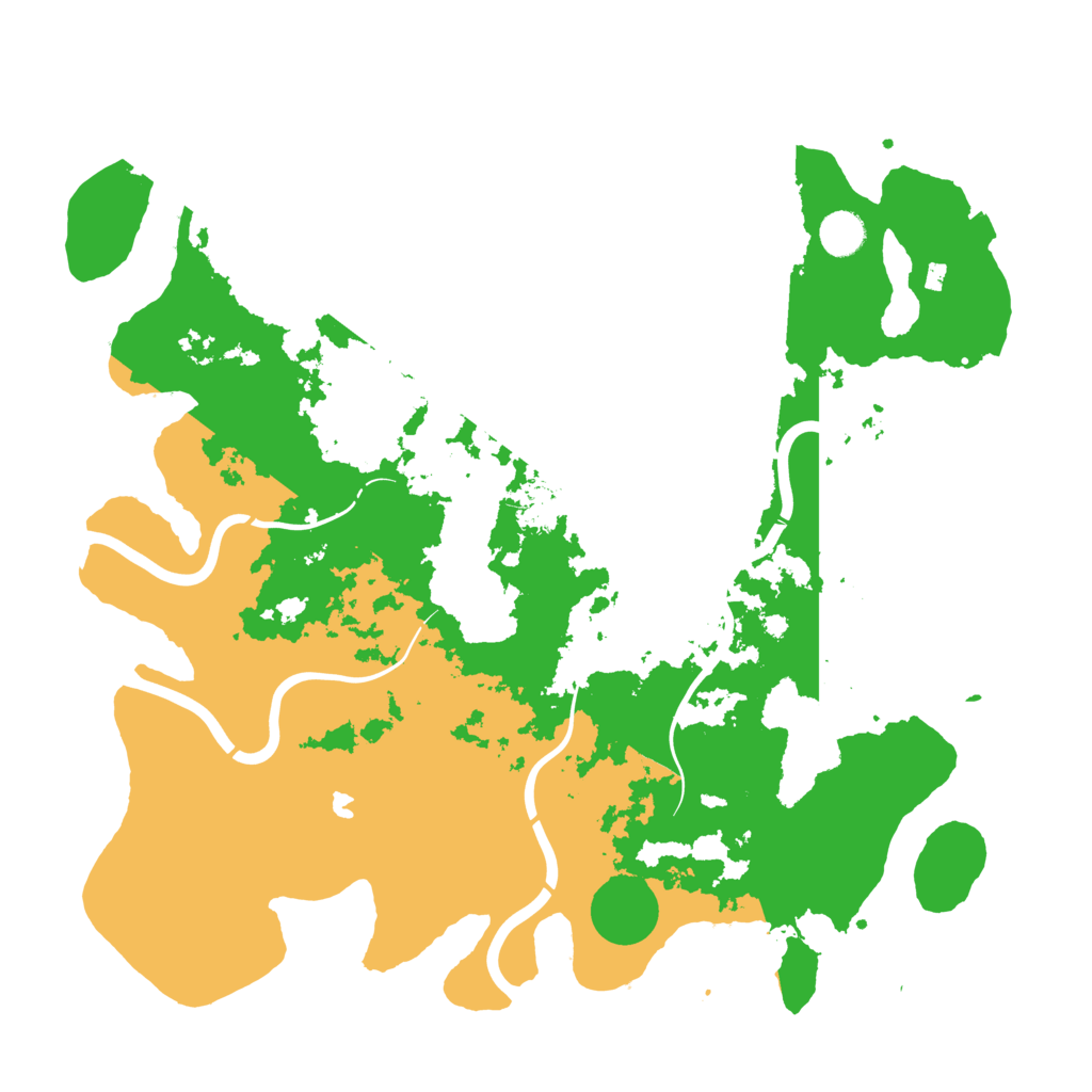 Biome Rust Map: Procedural Map, Size: 4250, Seed: 633380675