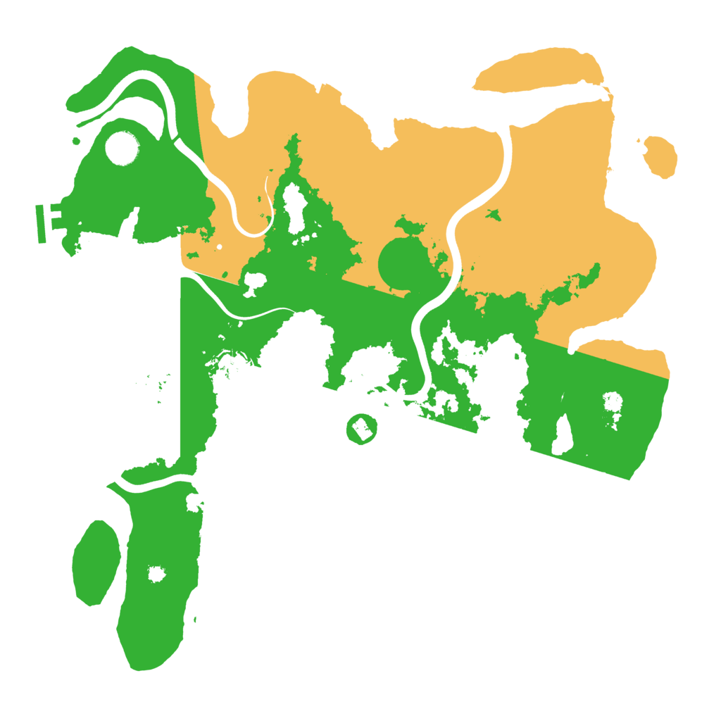 Biome Rust Map: Procedural Map, Size: 3800, Seed: 613282014