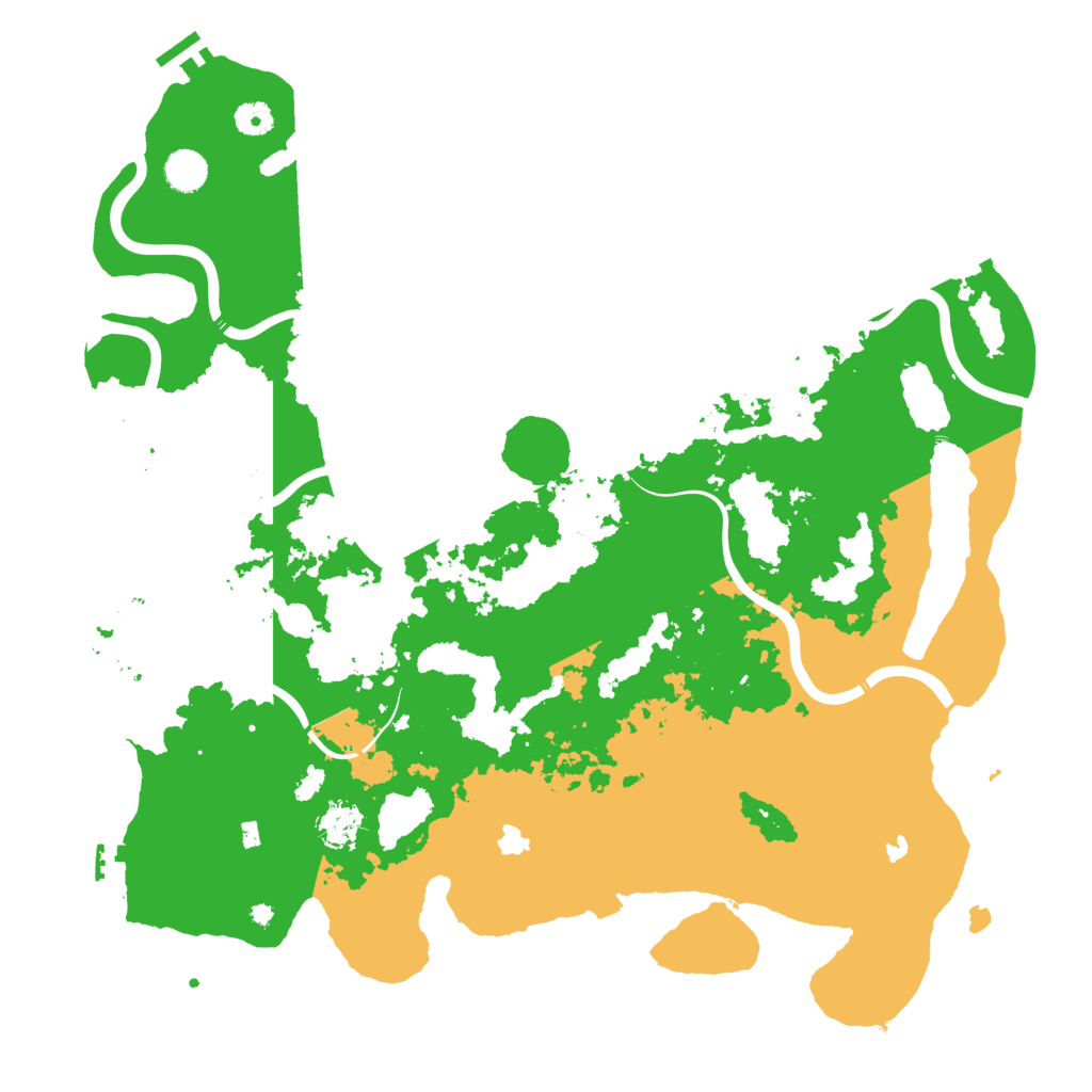 Biome Rust Map: Procedural Map, Size: 4500, Seed: 887113029