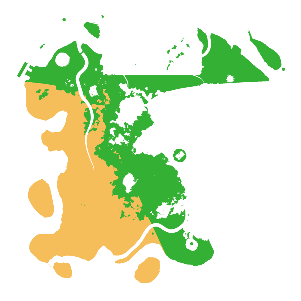 Biome Rust Map: Procedural Map, Size: 3750, Seed: 69696969