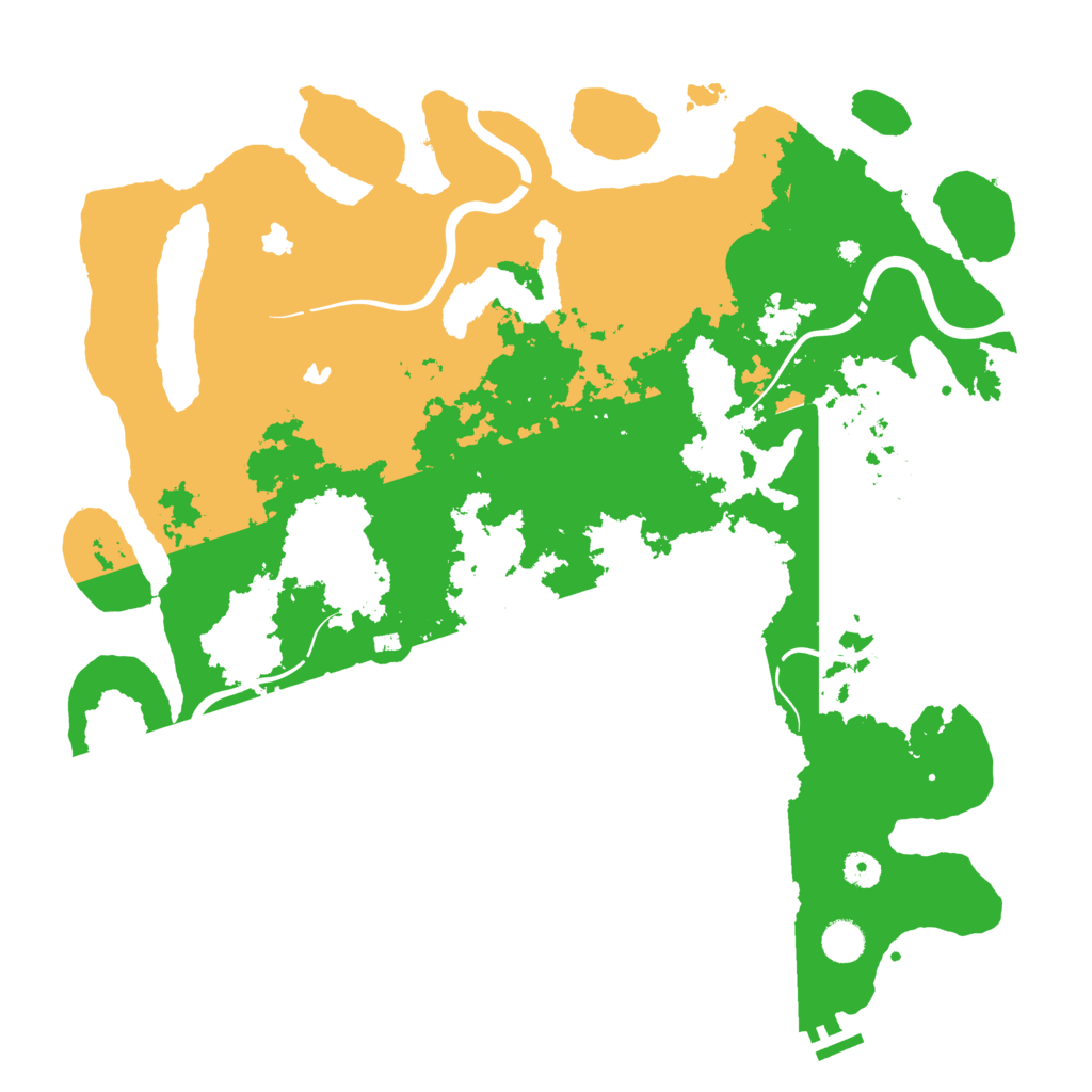 Biome Rust Map: Procedural Map, Size: 4500, Seed: 1556907883